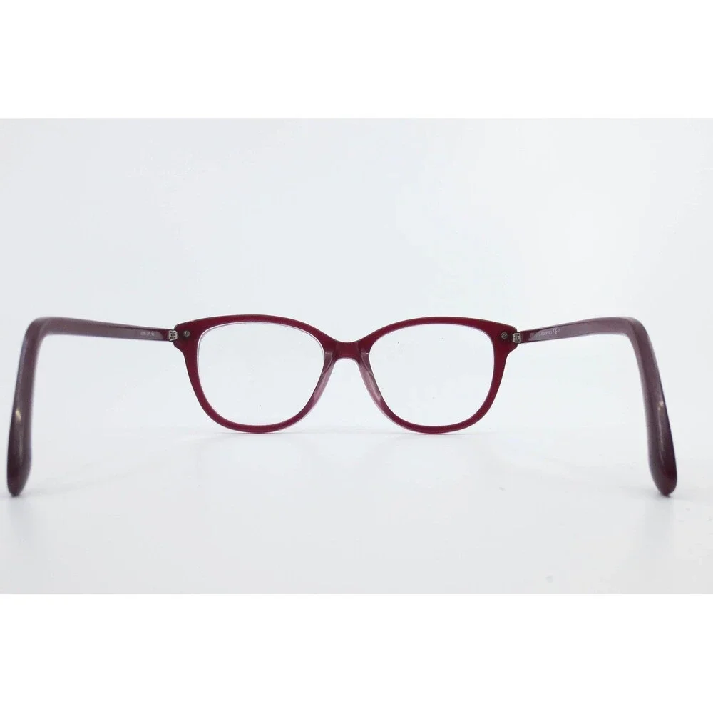 Jimmy Choo JC196 LHF Burgundy Cat Eye Eyeglasses Frames Studded Italy 51-17-140